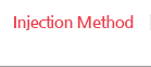 Injection Method Injection Method